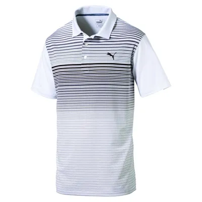 Men's Highlight Stripe Short Sleeve Polo