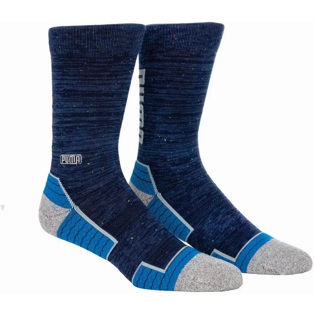 Men's Fusion Wordmark Crew Socks