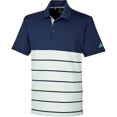 Men's Ultimate Heathered Block Short Sleeve Polo