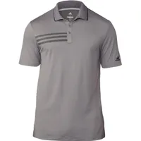 Men's 3 Stripe Pique Short Sleeve Polo