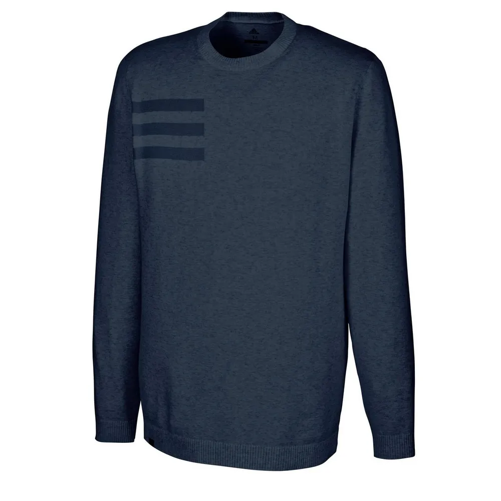 Men's 3 Stripe Crewneck Sweater