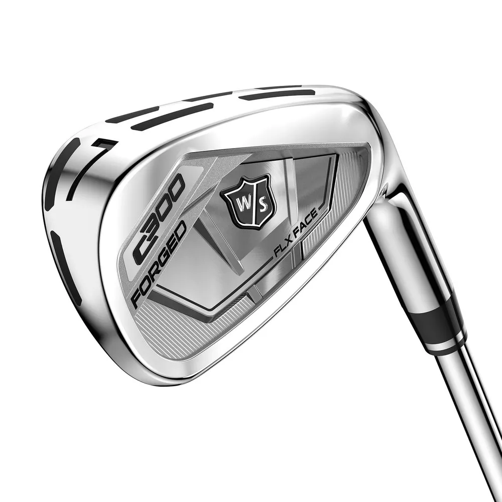 C300 Forged 4-PW, GW Iron Set with Steel Shafts