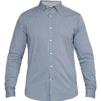 Men's Performance Gingham Woven Long Sleeve Shirt