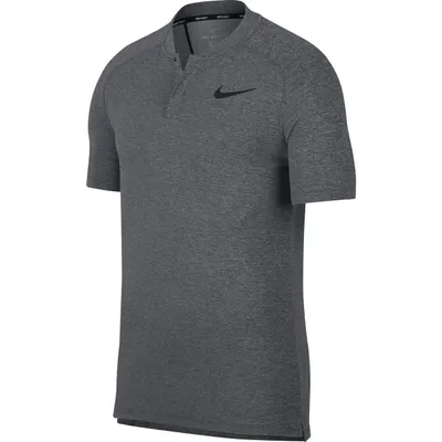 Men's Aeroreact Momentum Heathered Short Sleeve Polo