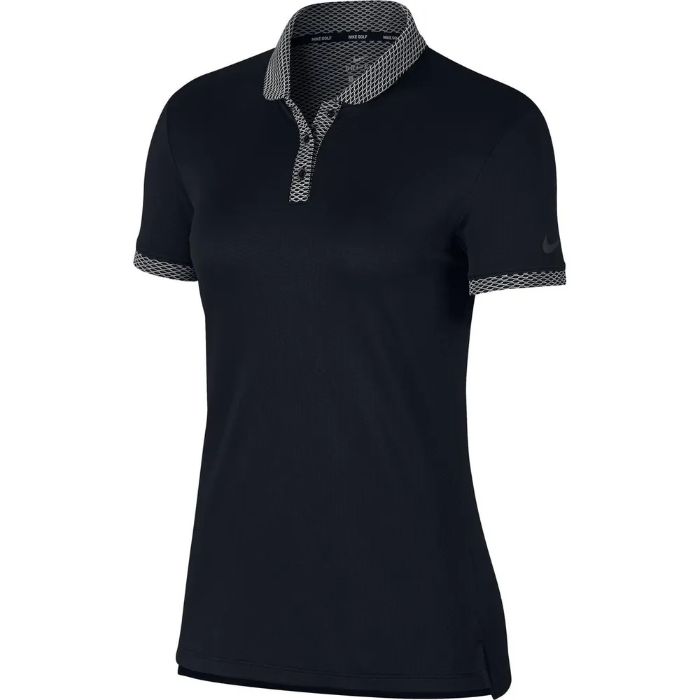 Womens Dri-Fit Textured SS Polo