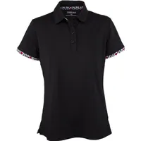 Womens Short Sleeve Tipped Polo