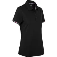 Womens Short Sleeve Tipped Polo