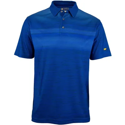 Men's Fading Front Panel Short Sleeve Polo