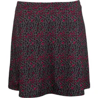 Women's Animal Print Swing Knit Skort