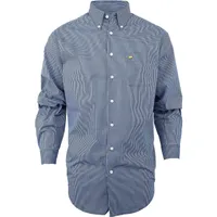 Men's Micro Plaid Long Sleeve Button-Down Long Sleeve Shirt