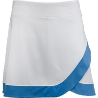 Women's Solid Aysmmetrical Hem Kint Skort