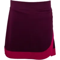 Women's Solid Aysmmetrical Hem Knit Skort