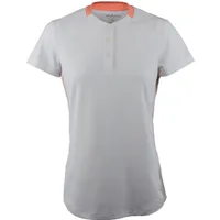 Women's Short Sleeve Henley Neckline Top