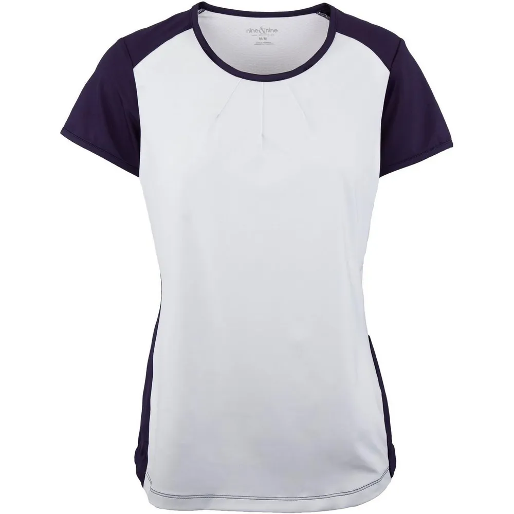 Womens Short Sleeve Crew Neck Fitness Top