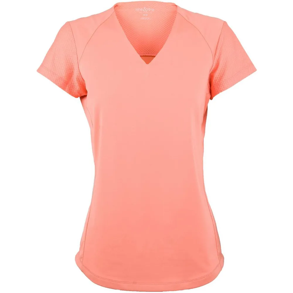 Women's Short Sleeve No Collar Top