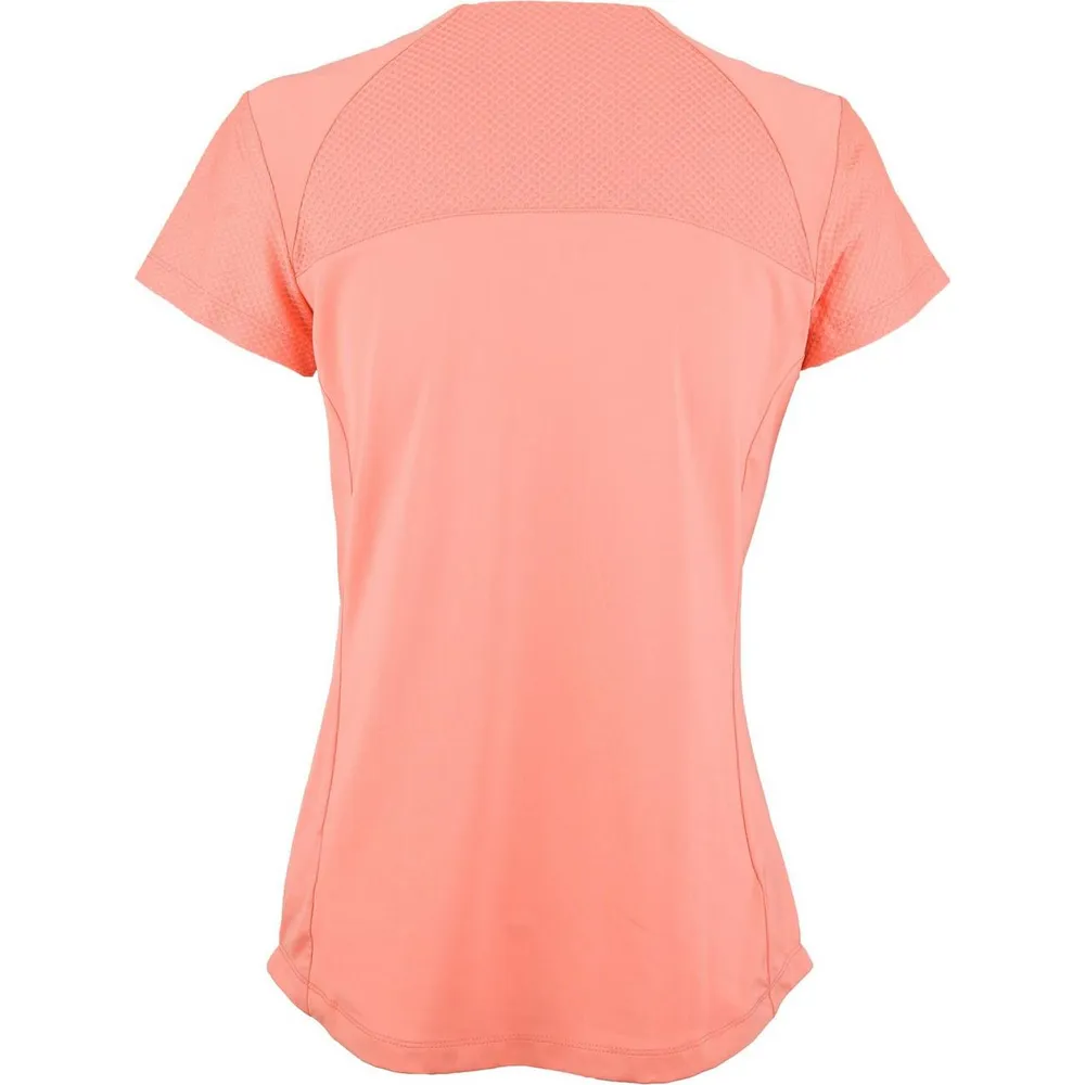 Women's Short Sleeve No Collar Top