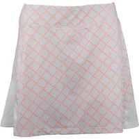 Women's Herringbone Check Print Skort