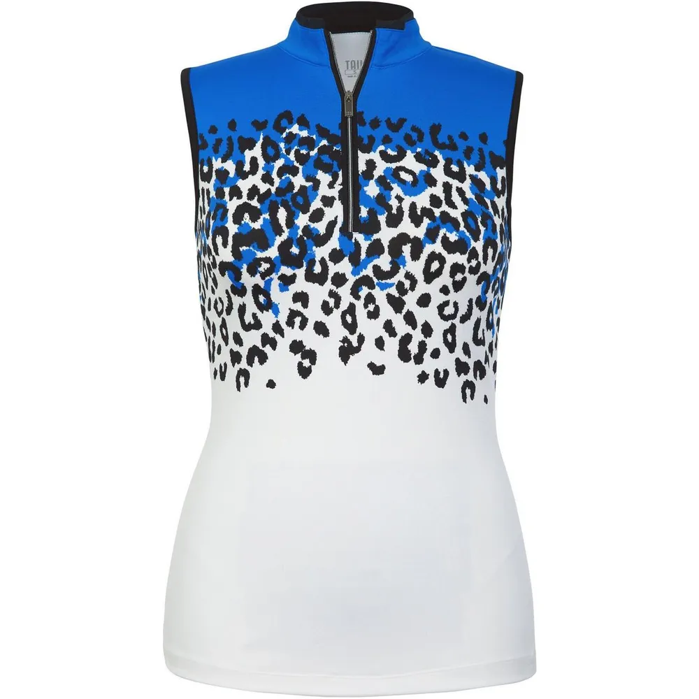 Womens Byron Sleeveless Placement Print Top