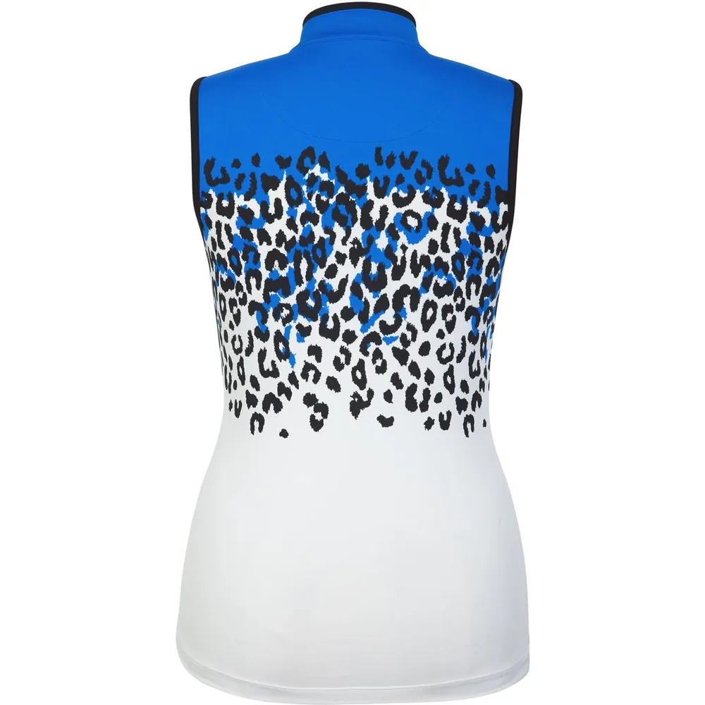 Womens Byron Sleeveless Placement Print Top