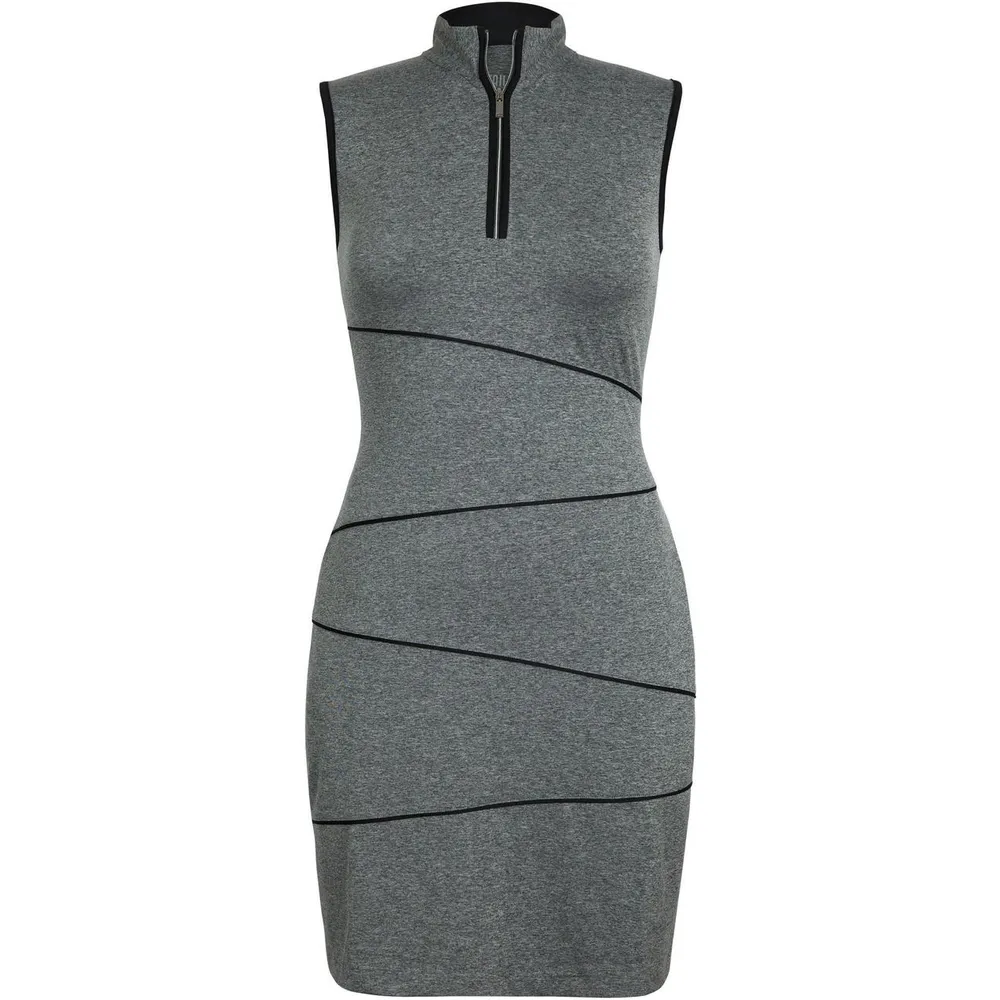 Women's Sleeveless Slate Heather Golf Dress