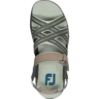 Women's Webbing Spiked Golf Sandal - Tan