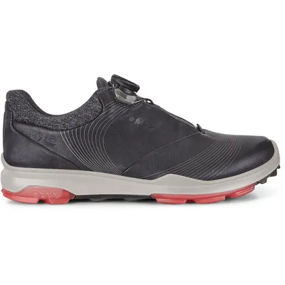 Womens Goretex Biom Hybrid 3 Boa Spikeless Golf Shoe  -BLK/PNK