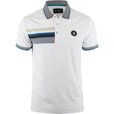 Men's Oxford Patch Short Sleeve Polo