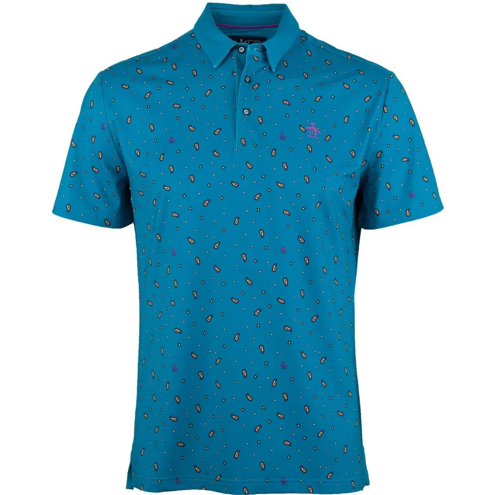 Men's Paisley Pete Print Short Sleeve Polo