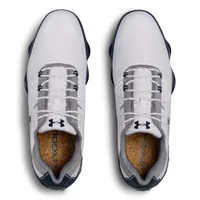 Mens Match Play Spiked Golf Shoe - WHT/GRY/NVY