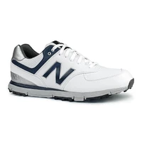Men's 574 Spikeless Golf Shoe - WHT/NVY