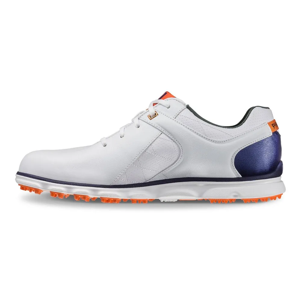 Men's Pro SL Spikeless Golf Shoe - WHT/BLU/ORNG