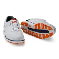 Men's Pro SL Spikeless Golf Shoe - WHT/BLU/ORNG