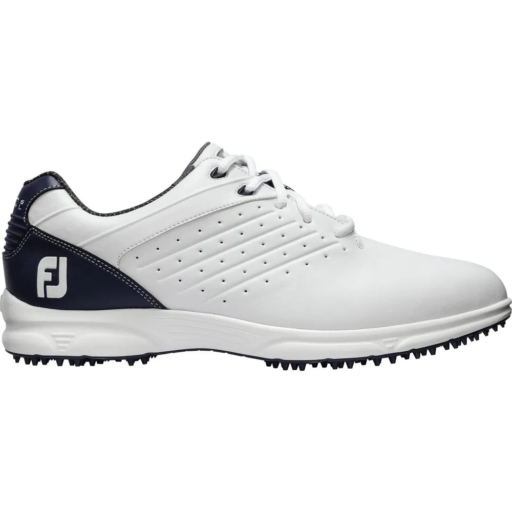 Men's Arc SL Spikeless Golf Shoe - WHT/NVY