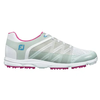 Women's Sport SL Spikeless Golf Shoe - WHT/PNK