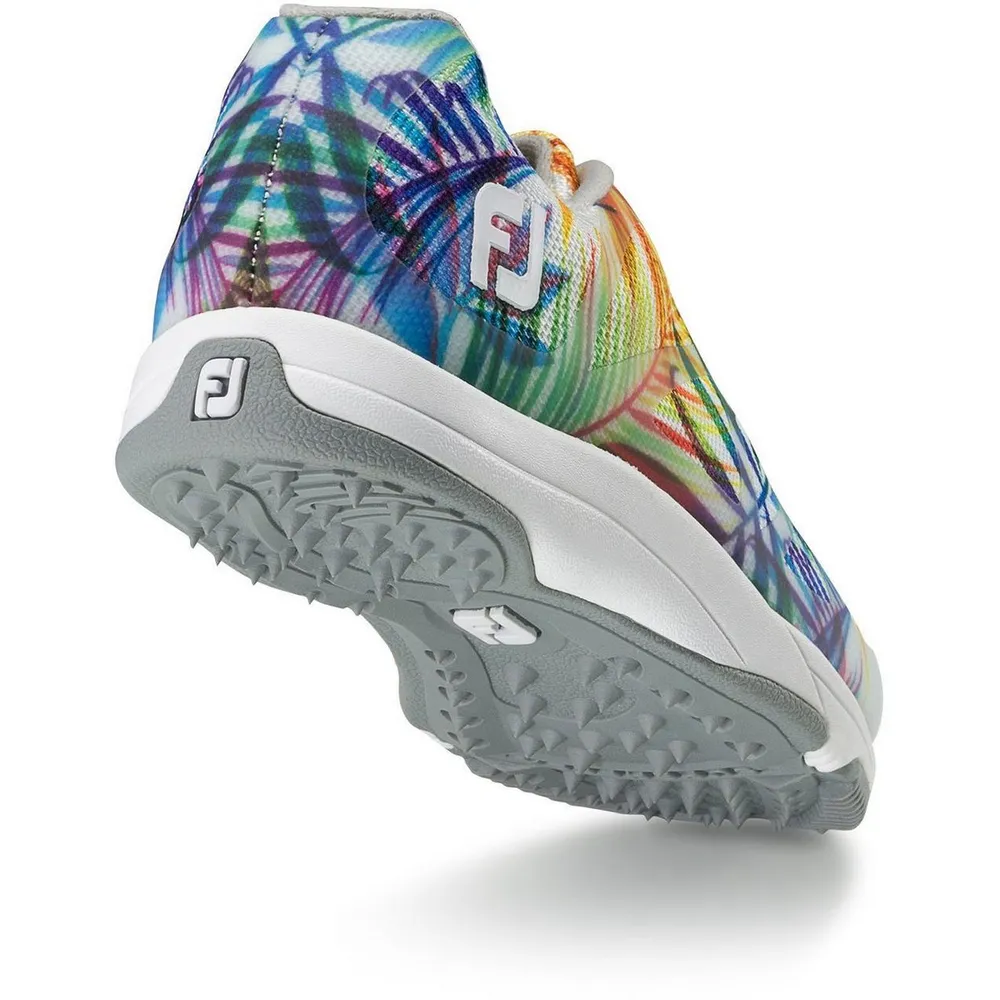 Women's FJ Leisure Spikeless Golf Shoe - WHT/MULTI