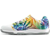 Women's FJ Leisure Spikeless Golf Shoe - WHT/MULTI