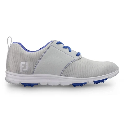 Women's Enjoy Spikeless Golf Shoe - LTGRY/BLU