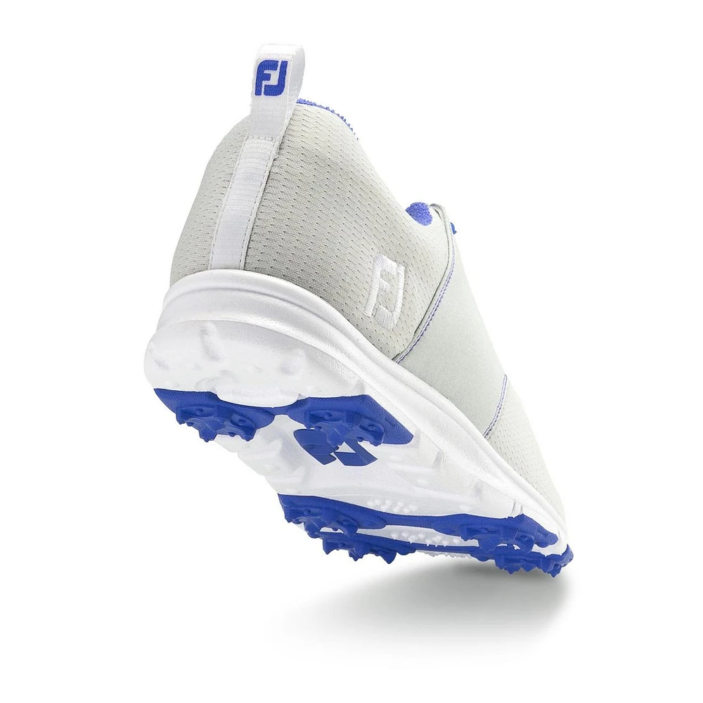 Women's Enjoy Spikeless Golf Shoe - LTGRY/BLU