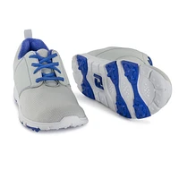 Women's Enjoy Spikeless Golf Shoe - LTGRY/BLU