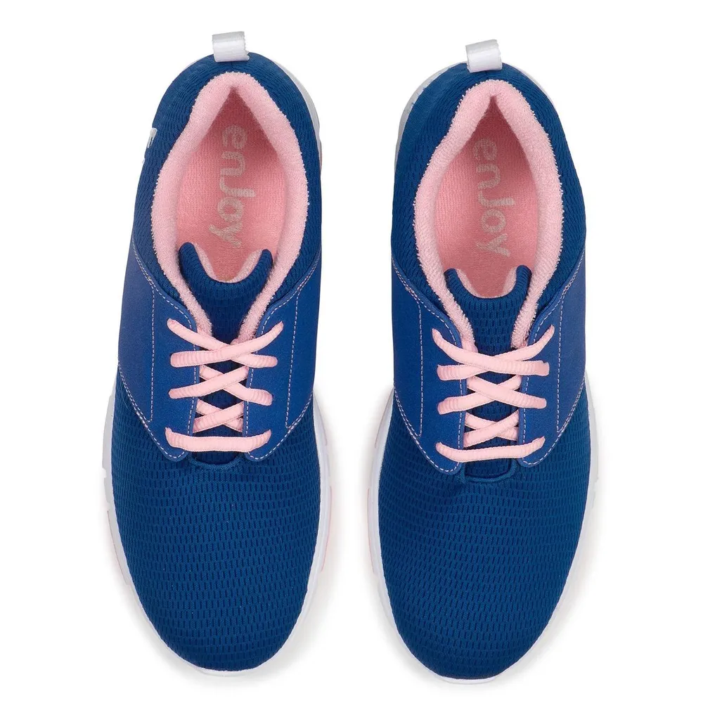 Women's Enjoy Spikeless Golf Shoe - BLU/PNK