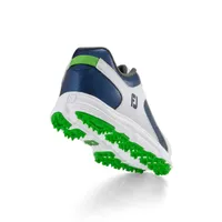 Junior Pro SL Spikeless Golf Shoe - WHT/BLU/GRN