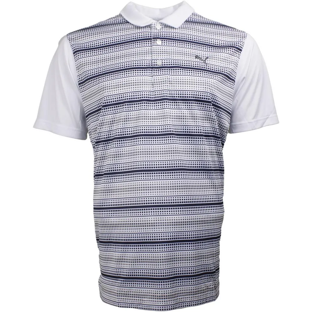 Men's Par Stripe Short Sleeve Polo