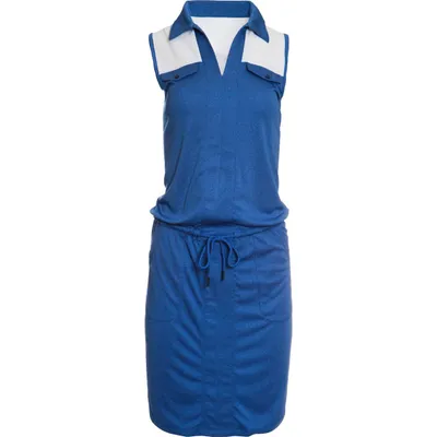 Women's Jewel Sleeveless Drawstring Dress