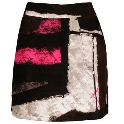 Women's Osaka Print 18 Inch Asymmetrical Hem Skort