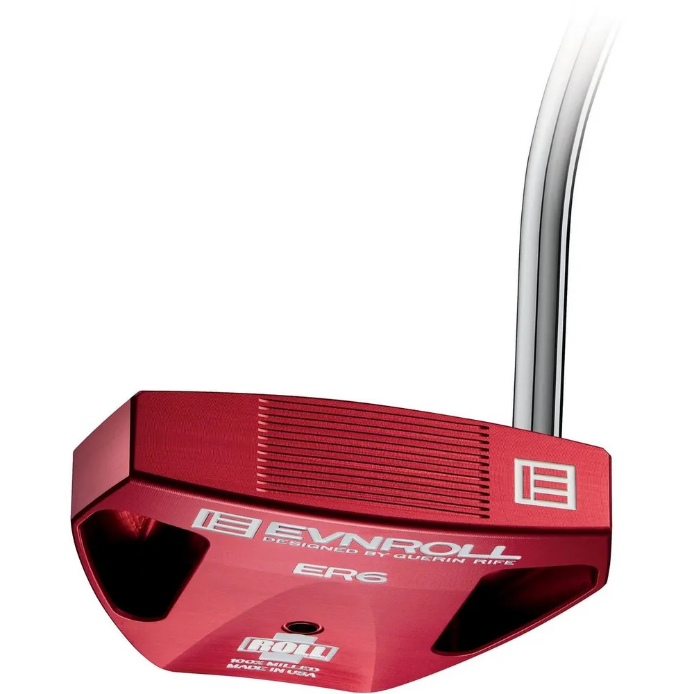 ER6 iRoll Red Mallet Putter With Pistol Grip