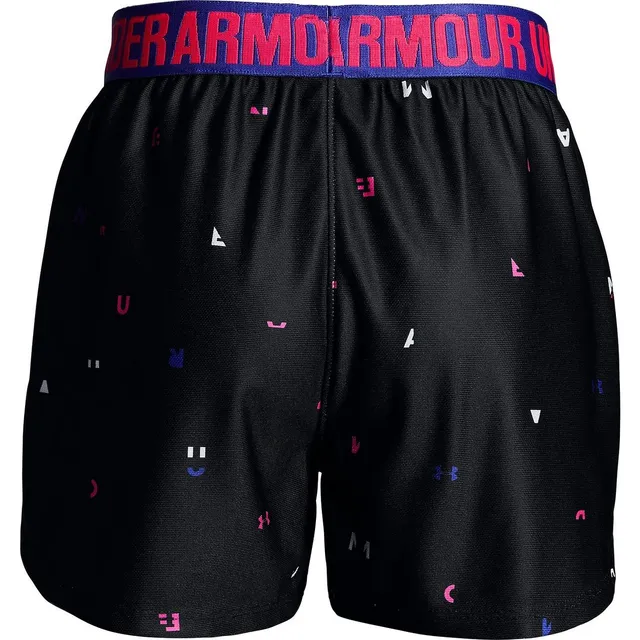 Black Under Armour Girls' Play Up Shorts Junior