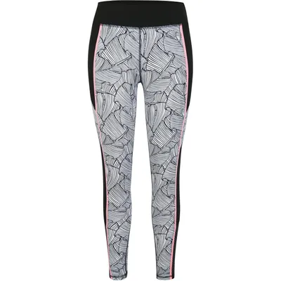 Women's Terry 27 Inch Inseam Activewear Printed Tights