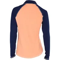 Women's Piped Long Sleeve Mock Top