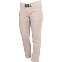 Women's Belted Seersucker Cropped Pant