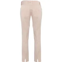 Women's Belted Seersucker Cropped Pant